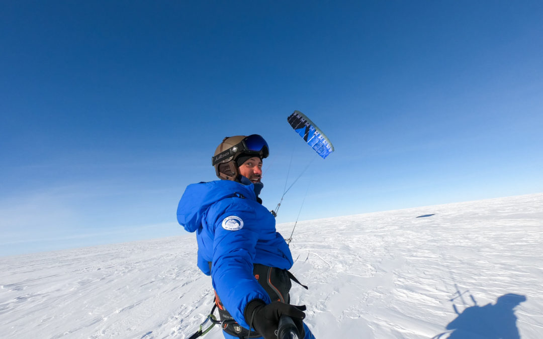 Le Groenland en ski-kite